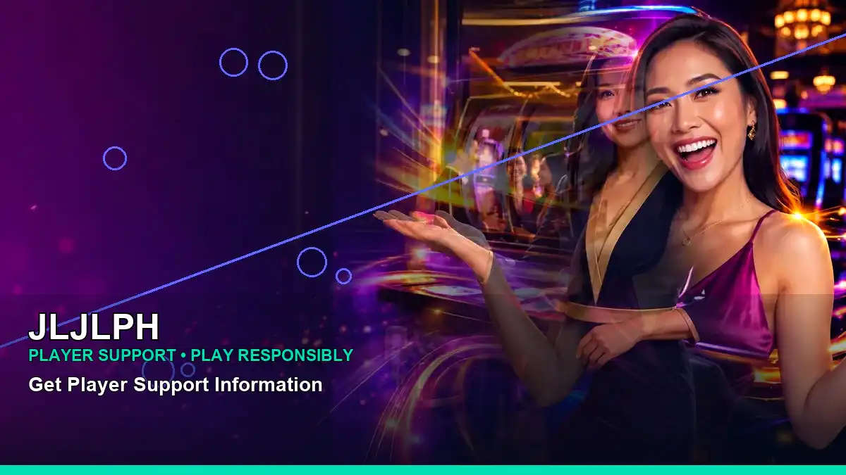 JLJLPH night online slot games featuring an adult Filipina casino host with a right-framed composition