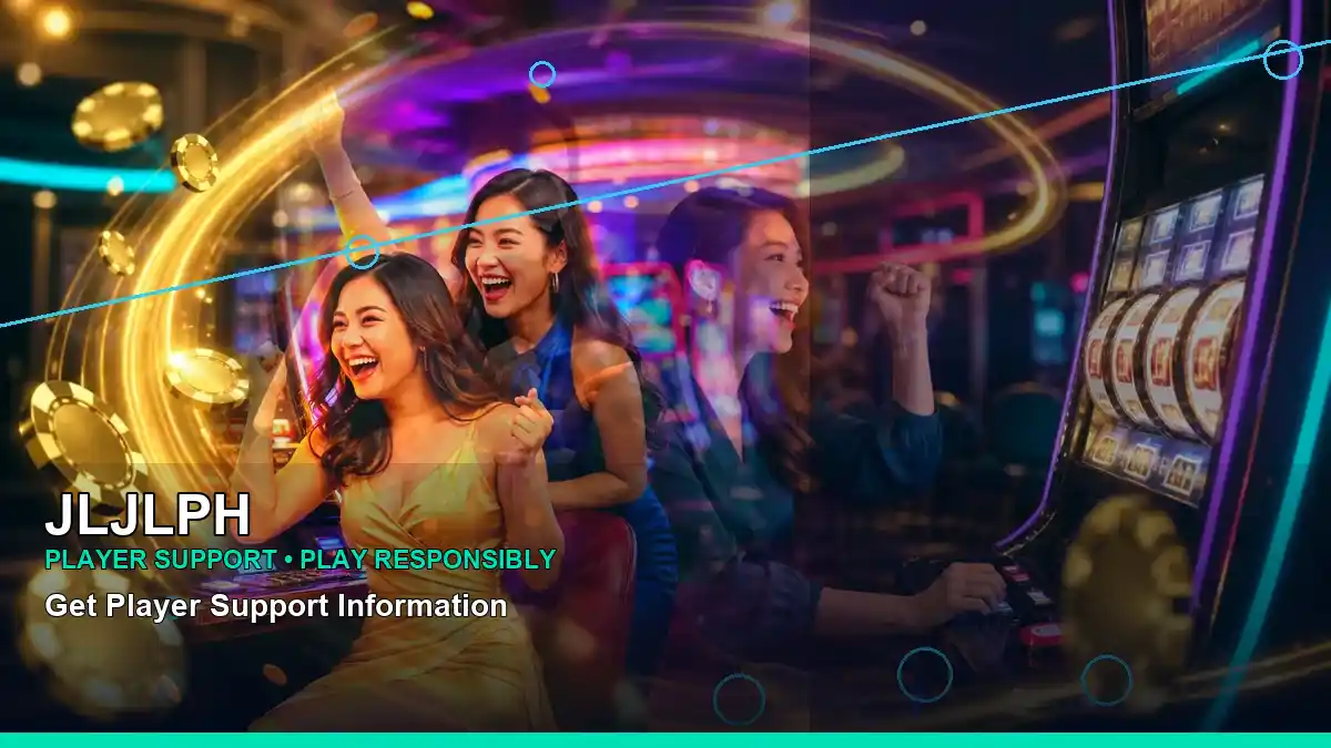 JLJLPH duo online slot games featuring an adult Filipina casino host with a right-diagonal composition